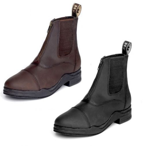 Hy Wax Leather Zip Boot - Image